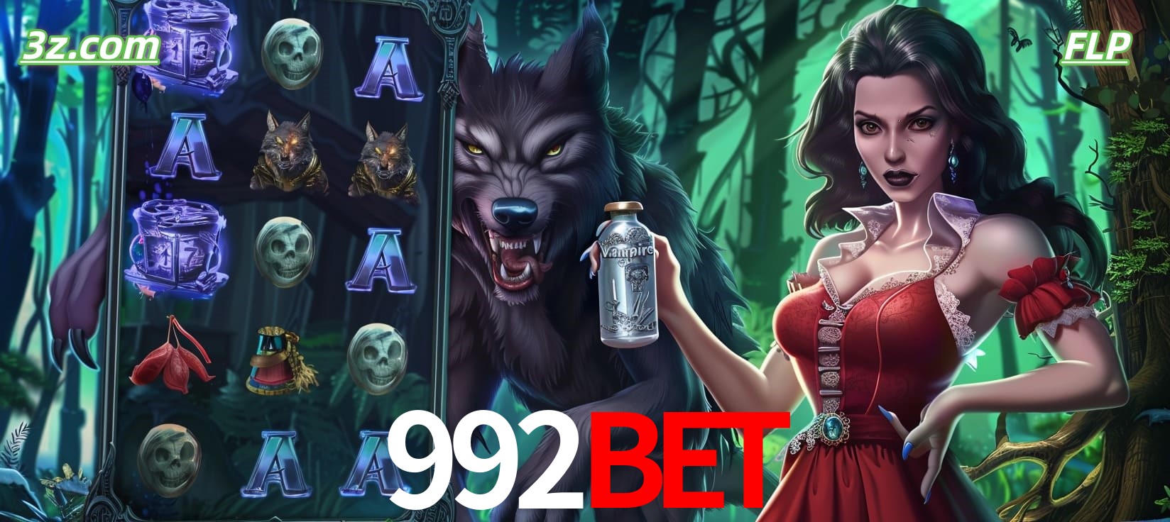 Slots online tema de lobisomem e vampira no 992bet cassino Brasil