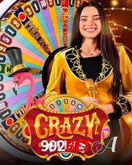 Crazy Time live game no 992bet cassino com entretenimento ao vivo para jogadores do Brasil