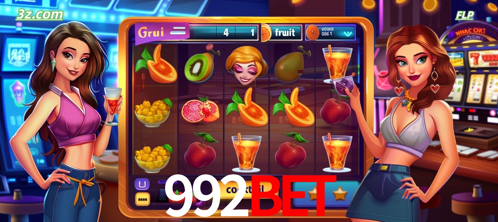 992bet cassino online com caça-níqueis de frutas e coquetéis coloridos